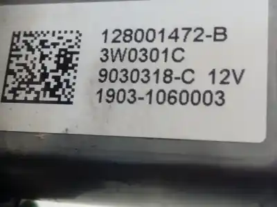 Second-hand car spare part driver left window regulator for renault captur dynamique oem iam references 128001472b  