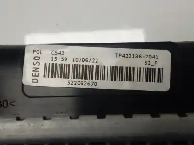 Tweedehands auto-onderdeel waterradiator voor fiat 500 (312) 1.0 hibrid oem iam-referenties 522092670  