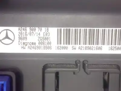 Peça sobressalente para automóvel em segunda mão display gps / multimídia por mercedes-benz clase gla (w156) 651930 referências oem iam a2469007018  