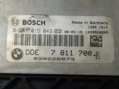 Second-hand car spare part ecu engine control for bmw serie 3 coupe (e92) 320d oem iam references 0281015043  