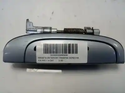 Second-hand car spare part exterior right rear door handle for kia rio (jb) 1.4 16v oem iam references 836601g050