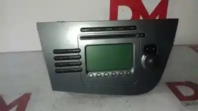 Peça sobressalente para automóvel em segunda mão sistema de áudio / rádio cd por seat leon (1p1) reference referências oem iam 