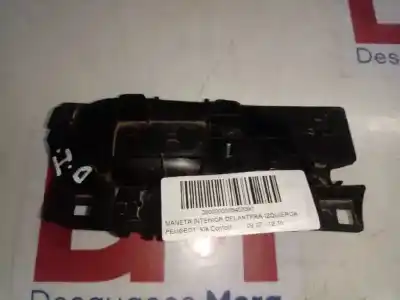 Second-hand car spare part interior left front handle for peugeot 308 confort oem iam references   