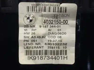 Second-hand car spare part dashboard for bmw x1 (e84) xdrive 18d oem iam references 918734401  