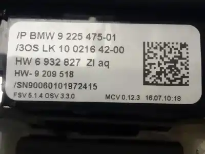 Second-hand car spare part interior light for bmw x1 (e84) xdrive 18d oem iam references 922547501  