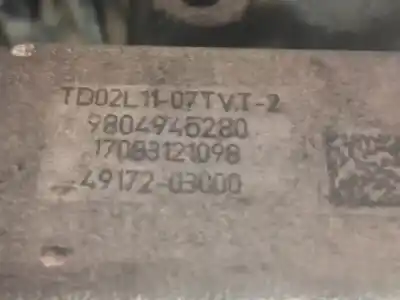 Автозапчастина б/у двигун комплект для citroen jumpy fugón 1.6 blue-hdi fap посилання на oem iam bh02  