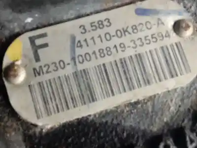 Pièce détachée automobile d'occasion différentiel arrière pour toyota hilux 2.4 an1p références oem iam 43x12  