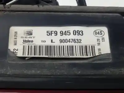 Second-hand car spare part interior left tailgate light for seat leon st (5f8) reference plus oem iam references 5f9945093  