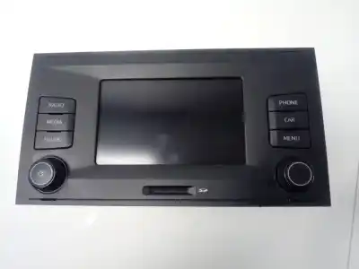 Second-hand car spare part audio system / radio cd for seat leon st (5f8) reference plus oem iam references 5f0035871