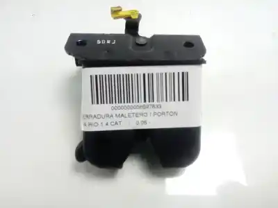 Second-hand car spare part trunk lock for kia rio (jb) 1.4 16v oem iam references 812301g000