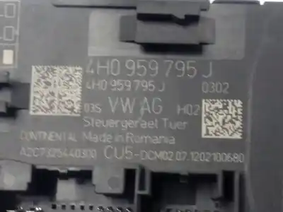 Second-hand car spare part electronic module for porsche panamera diesel oem iam references 4h0959795j  