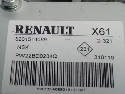 Second-hand car spare part steering column for renault kangoo express 1.5 dci oem iam references 8201514069  