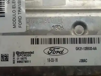 Pezzo di ricambio per auto di seconda mano modulo elettronico per ford transit custom kasten 2.0 tdci cat riferimenti oem iam gk2112b533aa  