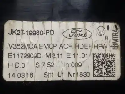 Автозапчасти б/у отопление / кондиционирование воздуха за ford transit custom kasten 2.0 tdci cat ссылки oem iam jk2t19980pd  