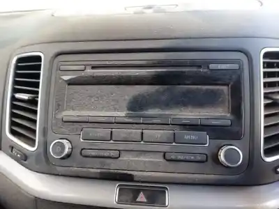 Second-hand car spare part audio system / radio cd for volkswagen sharan (7n1) advance bluemotion oem iam references 5m0035186k