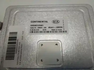 Автозапчастина б/у ебу контролер двигуна для kia xceed edrive phev посилання на oem iam 954412bdd0  