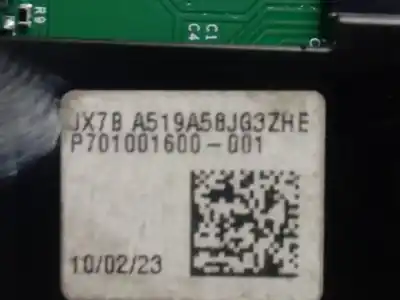 Second-hand car spare part interior light for ford puma (j2k, cf7) 1.0 ecoboost mhev oem iam references jx7ba519a58j   Second-hand car spare part interior light for ford puma (j2k, cf7) 1.0 ecoboost mhev oem iam references jx7ba519a58j