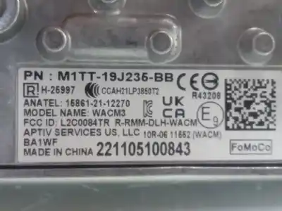 Автозапчастина б/у електронний модуль для ford puma (j2k, cf7) 1.0 ecoboost mhev посилання на oem iam m1tt19j235bb   Автозапчастина б/у електронний модуль для ford puma (j2k, cf7) 1.0 ecoboost mhev посилання на oem iam m1tt19j235bb