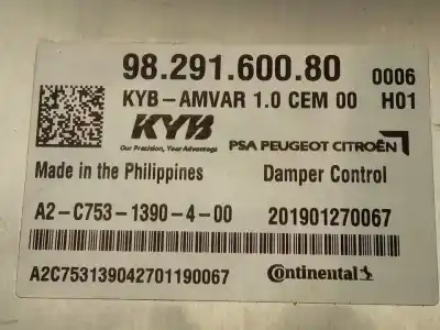 Second-hand car spare part electronic module for citroen ds7 crossback (x74) oem iam references 9829160080  