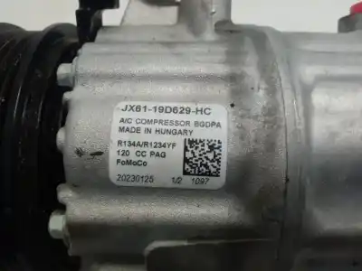 Автозапчасти б/у компрессор кондиционера воздуха за ford puma (j2k, cf7) 1.0 ecoboost mhev ссылки oem iam jx6119d629hc   Автозапчасти б/у компрессор кондиционера воздуха за ford puma (j2k, cf7) 1.0 ecoboost mhev ссылки oem iam jx6119d629hc