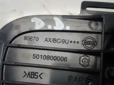 Second-hand car spare part interior right front handle for nissan note (e11e) acenta oem iam references 5010800006  