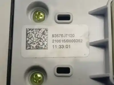 Peça sobressalente para automóvel em segunda mão botão / interruptor elevador vidro dianteiro esquerdo por kia xceed drive referências oem iam 93570j7120  
