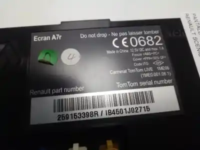Tweedehands auto-onderdeel multifunctioneel display voor renault scenic iii grand dynamique oem iam-referenties 259153398r  