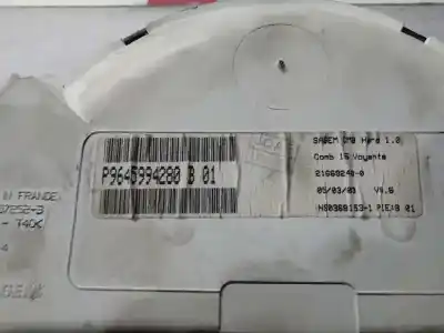 Peça sobressalente para automóvel em segunda mão quadrante por citroen c3 pluriel 1.4 referências oem iam 216672487  