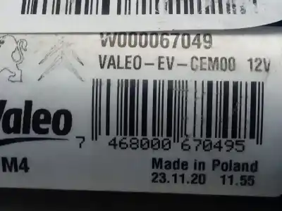 Peça sobressalente para automóvel em segunda mão motor do limpa para brisas por citroen jumpy fugón 1.5 blue-hdi fap referências oem iam w000067049  