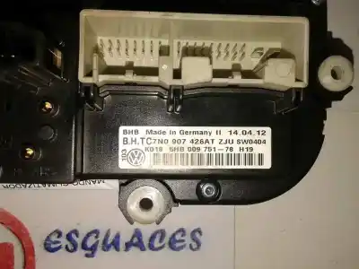 Автозапчастина б/у клімат-контроль для volkswagen caddy ka/kb (2k) 1.9 tdi посилання на oem iam 5hb00975178 caja 3 