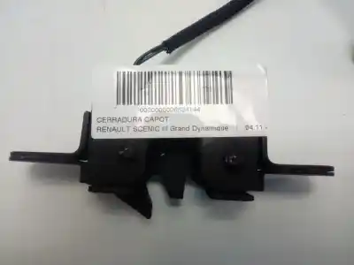 Second-hand car spare part bonnet lock for renault scenic iii grand dynamique oem iam references 656010010r