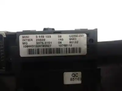 Second-hand car spare part ignition switch for mini one 1.4 55 kw oem iam references 3449103  