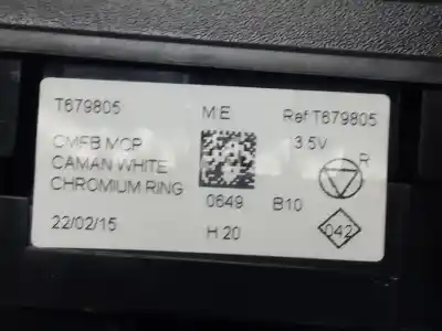 Second-hand car spare part climate control for dacia duster ii motor 1.5 ltr. - 85 kw blue dci diesel fap cat oem iam references t679805  