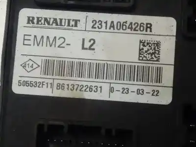Peça sobressalente para automóvel em segunda mão módulo eletrônico por dacia duster ii motor 1.5 ltr. - 85 kw blue dci diesel fap cat referências oem iam 231a06426r  
