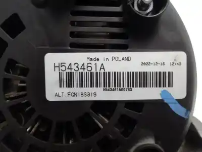 Second-hand car spare part alternator for bmw x1 (e84) xdrive 18d oem iam references h543461a  