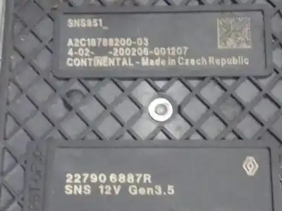 Peça sobressalente para automóvel em segunda mão sonda lambda por dacia sandero 1.5 dci diesel fap cat referências oem iam 227906887r  