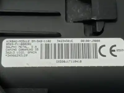 İkinci el araba yedek parçası hava yastigi kiti için hyundai kona (os) g3lc oem iam referansları   