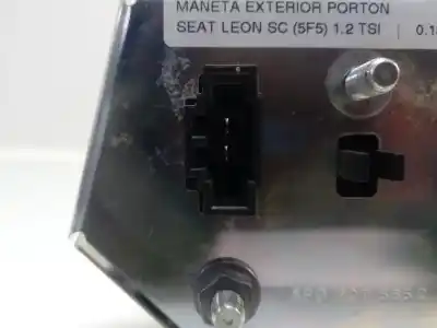 Pezzo di ricambio per auto di seconda mano maniglia esterna del cancello per seat leon sc (5f5) * riferimenti oem iam 5f0827565c  
