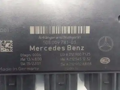 Pezzo di ricambio per auto di seconda mano centralina motore per mercedes-benz clase e (w212) lim. 642852 riferimenti oem iam 5ds009781  