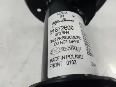 Автозапчастина б/у передній правий амортизатор для fiat 500 (312) 1.0 hibrid посилання на oem iam 51872600  