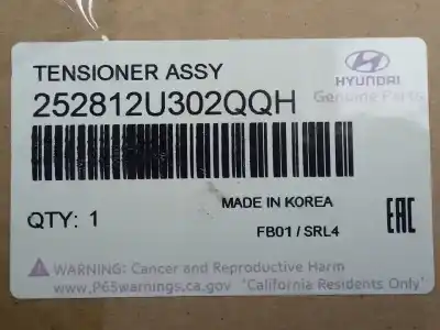 Second-hand car spare part auxiliary belt tensioner for hyundai i30 (pd) tecno oem iam references 252812u302  
