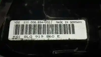 Автозапчастина б/у панель інструментів для audi a3 (8l) 8l посилання на oem iam 8l0919860e  