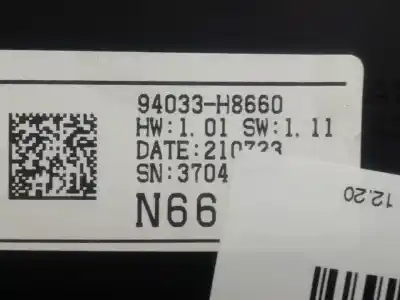 Peça sobressalente para automóvel em segunda mão quadrante por kia rio (yb) business referências oem iam 94033h8660  