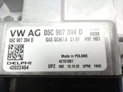 Peça sobressalente para automóvel em segunda mão centralina de motor uce por volkswagen t-cross 1.0 tsi referências oem iam 05c907394d