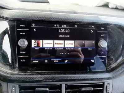Peça sobressalente para automóvel em segunda mão display gps / multimídia por volkswagen t-cross 1.0 tsi referências oem iam 5nn919605b