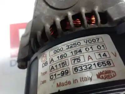Second-hand car spare part alternator for smart coupe edition bluemotion oem iam references 0003250v007  