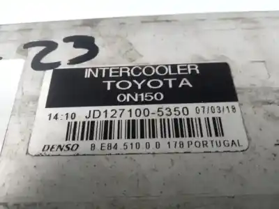 Peça sobressalente para automóvel em segunda mão intercooler por toyota auris (_e15_) 1.4 d-4d (nde150_) referências oem iam 1271005350  