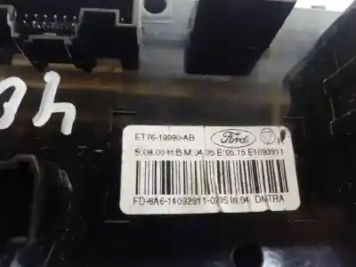 Peça sobressalente para automóvel em segunda mão comando de sofagem (chauffage / ar condicionado)  por ford transit courier ambiente referências oem iam et7619980ab  