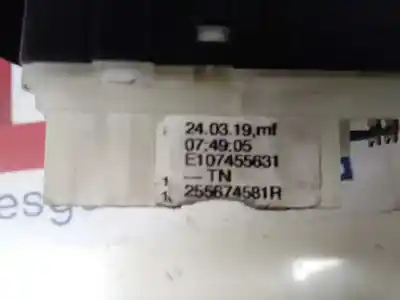 Pezzo di ricambio per auto di seconda mano comando pulito per renault captur limited riferimenti oem iam 255674581r  