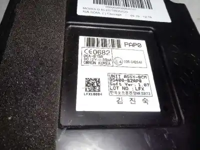 Second-hand car spare part electronic module for kia soul ( ) concept oem iam references 95400b2ap0  